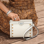 Brighton Pretty Tough Fusion Findley Organizer | Shoe White - Juli's Wearable Art
