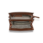 Brighton Pretty Tough Fusion Findley Suede Organizer | Bourbon - Juli's Wearable Art