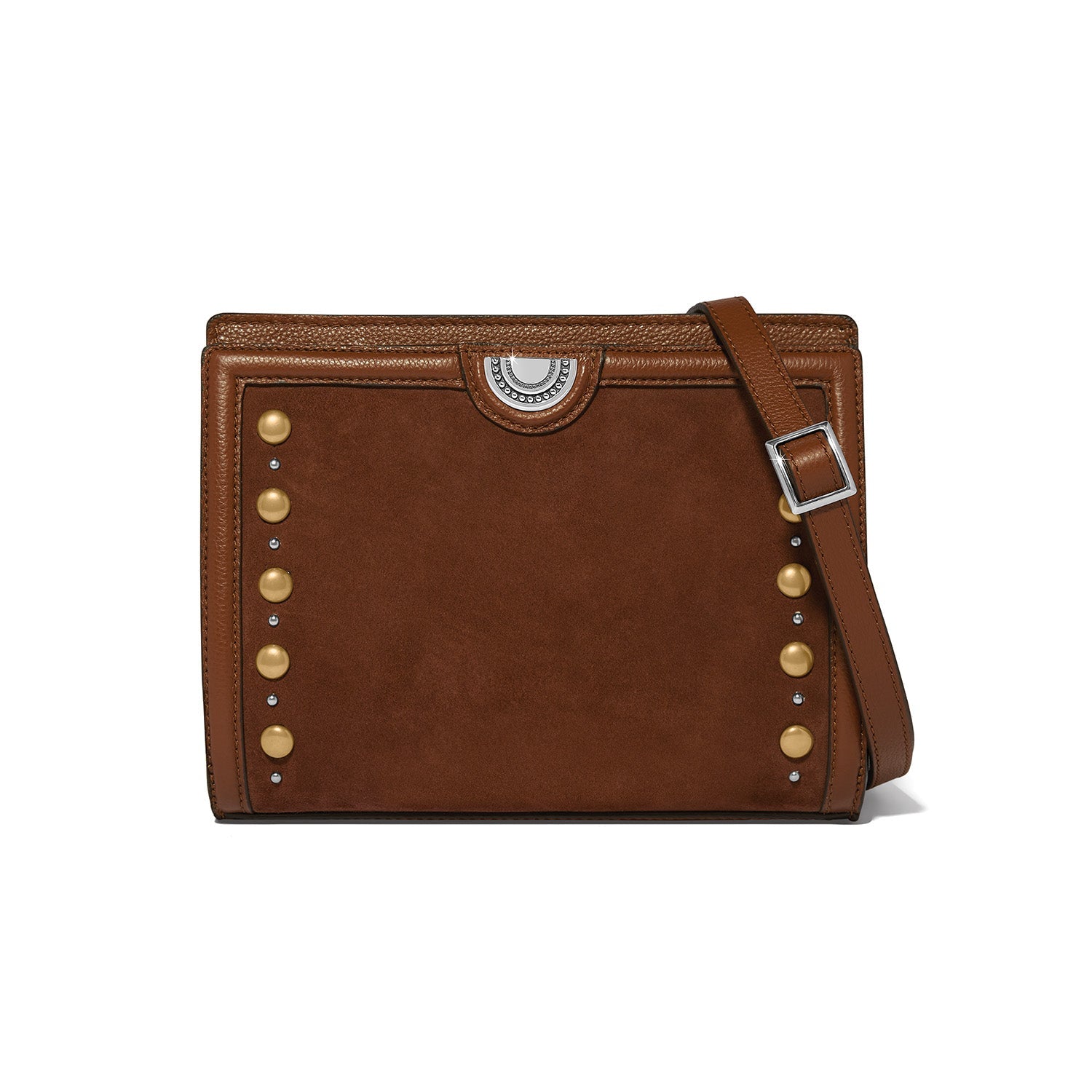 Brighton Pretty Tough Fusion Findley Suede Organizer | Bourbon