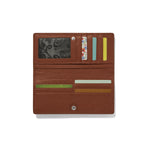 Brighton Pretty Tough Fusion Slim Folio | Bourbon - Juli's Wearable Art