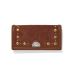 Brighton Pretty Tough Fusion Slim Folio | Bourbon - Juli's Wearable Art