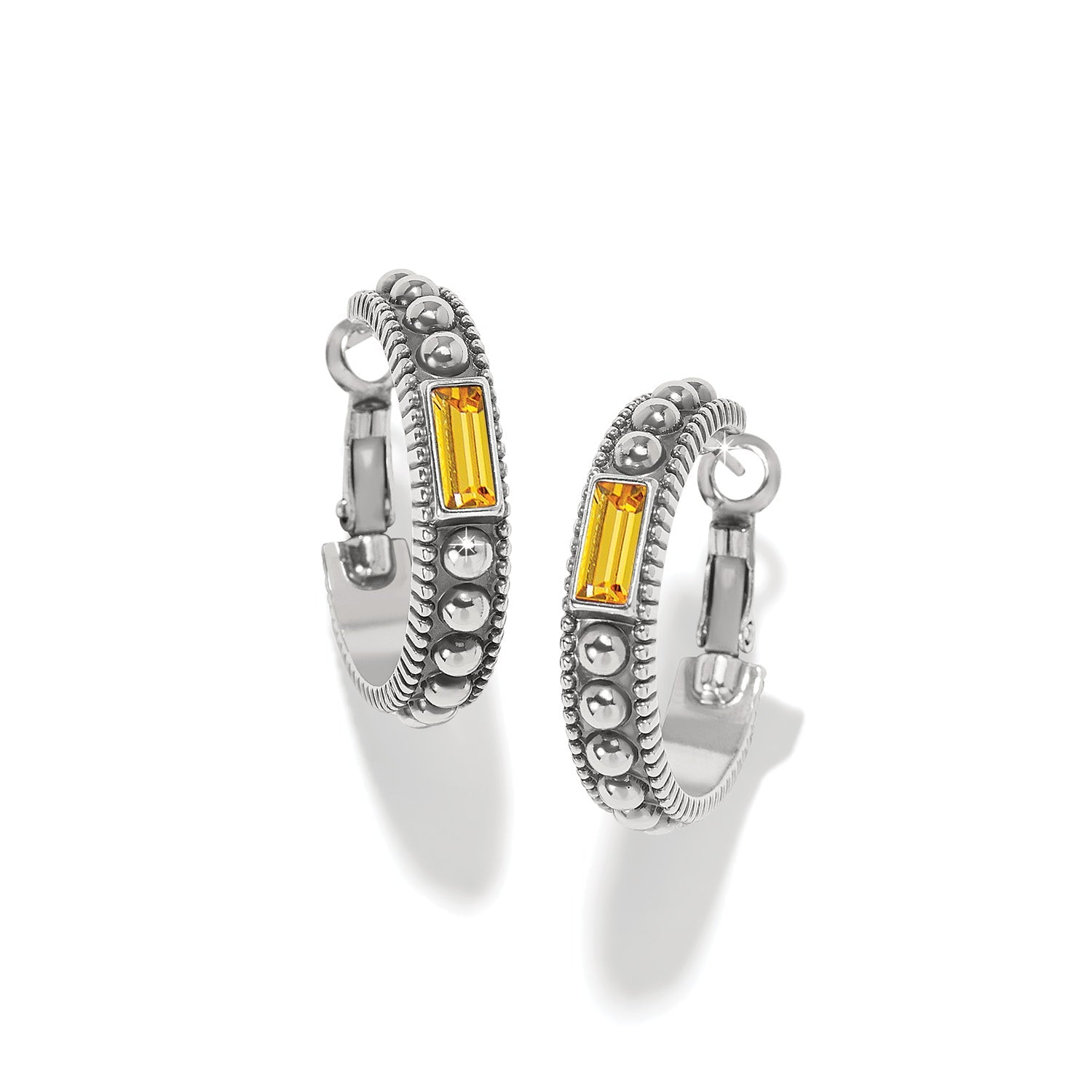 Brighton Pretty Tough Gem Hoop Earrings - Juli's Wearable Art