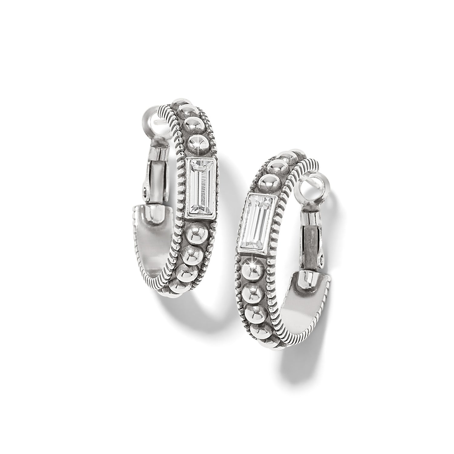 Brighton Pretty Tough Gem Hoop Earrings - Juli's Wearable Art