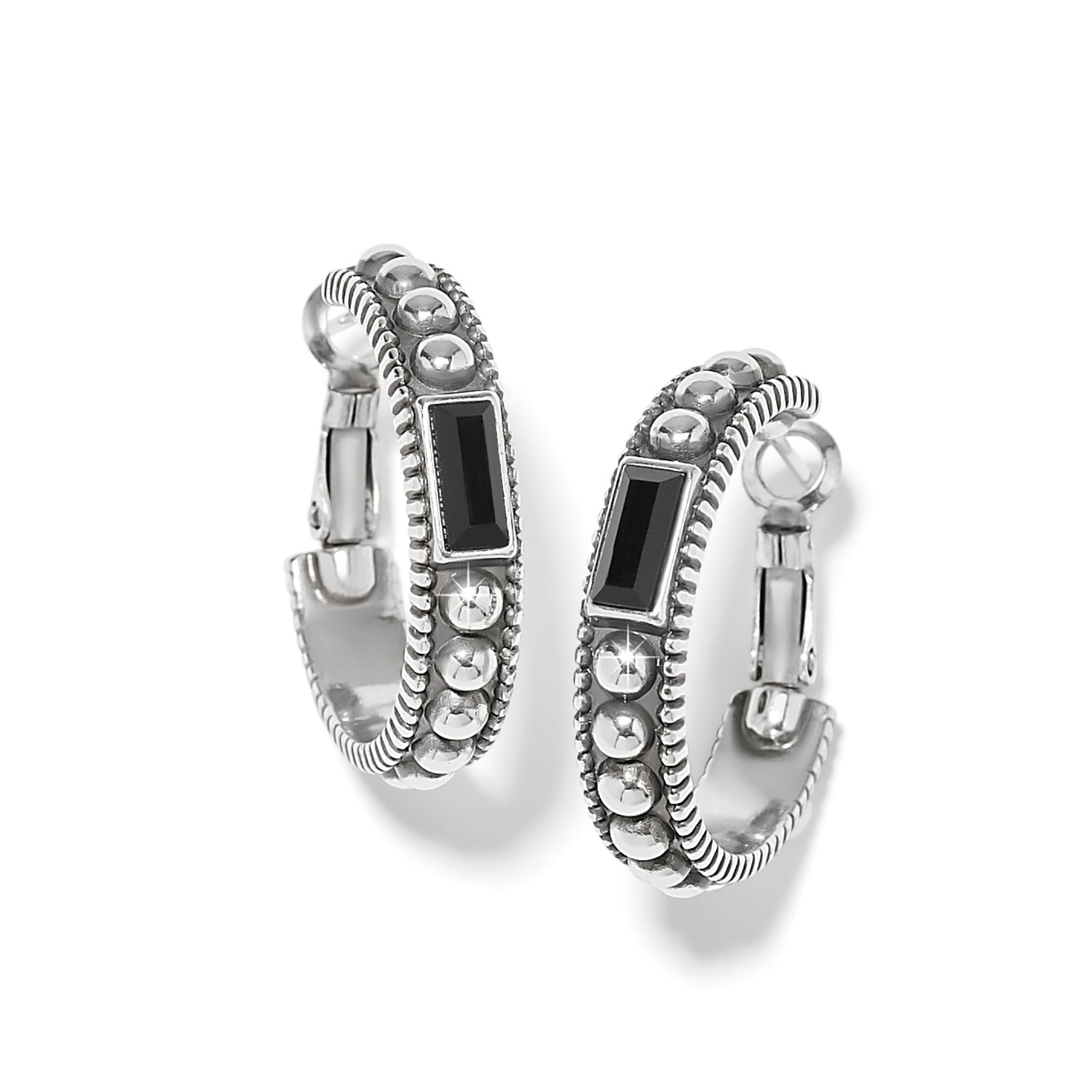 Brighton Pretty Tough Gem Hoop Earrings - Juli's Wearable Art