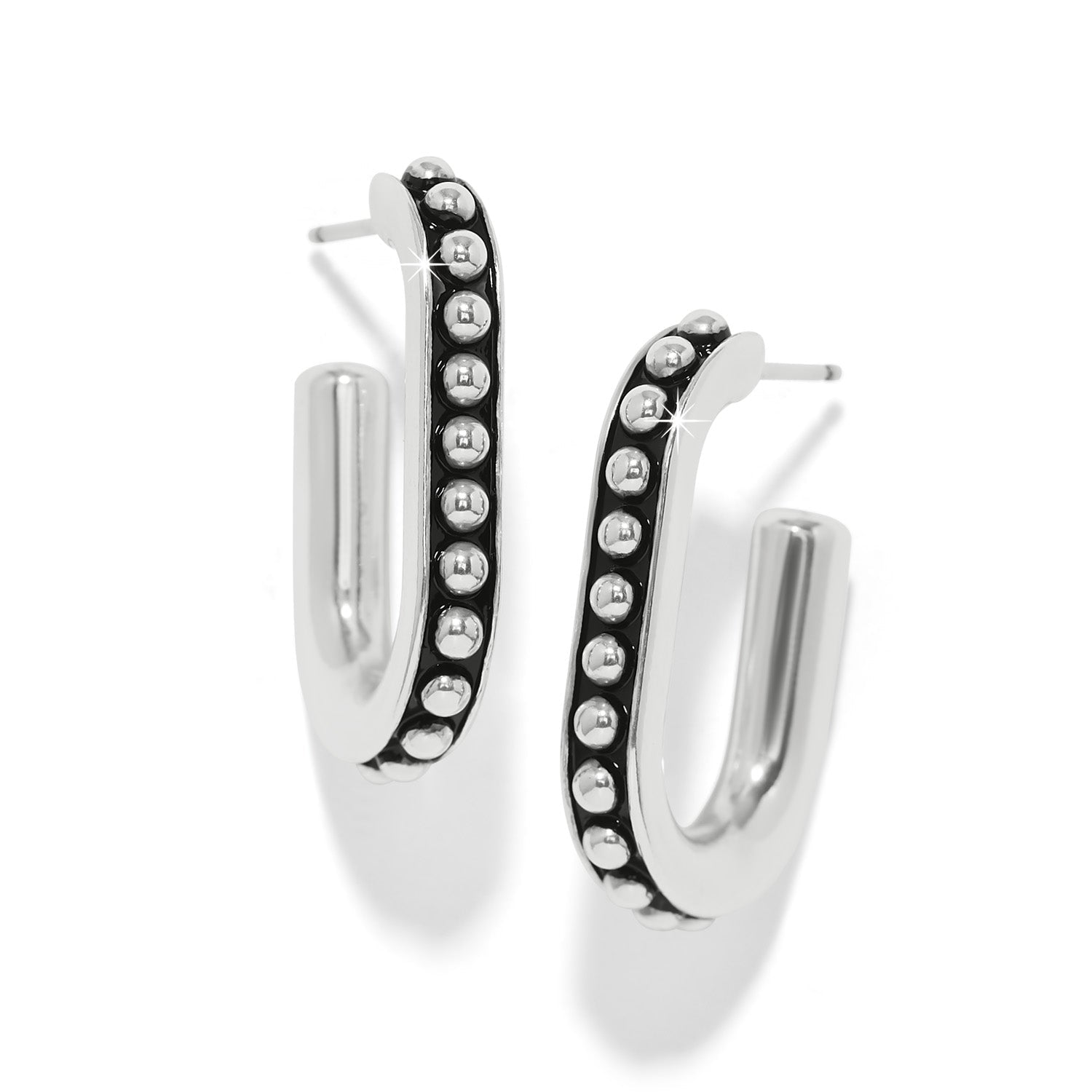 Brighton Pretty Tough Link Hoop Earrings