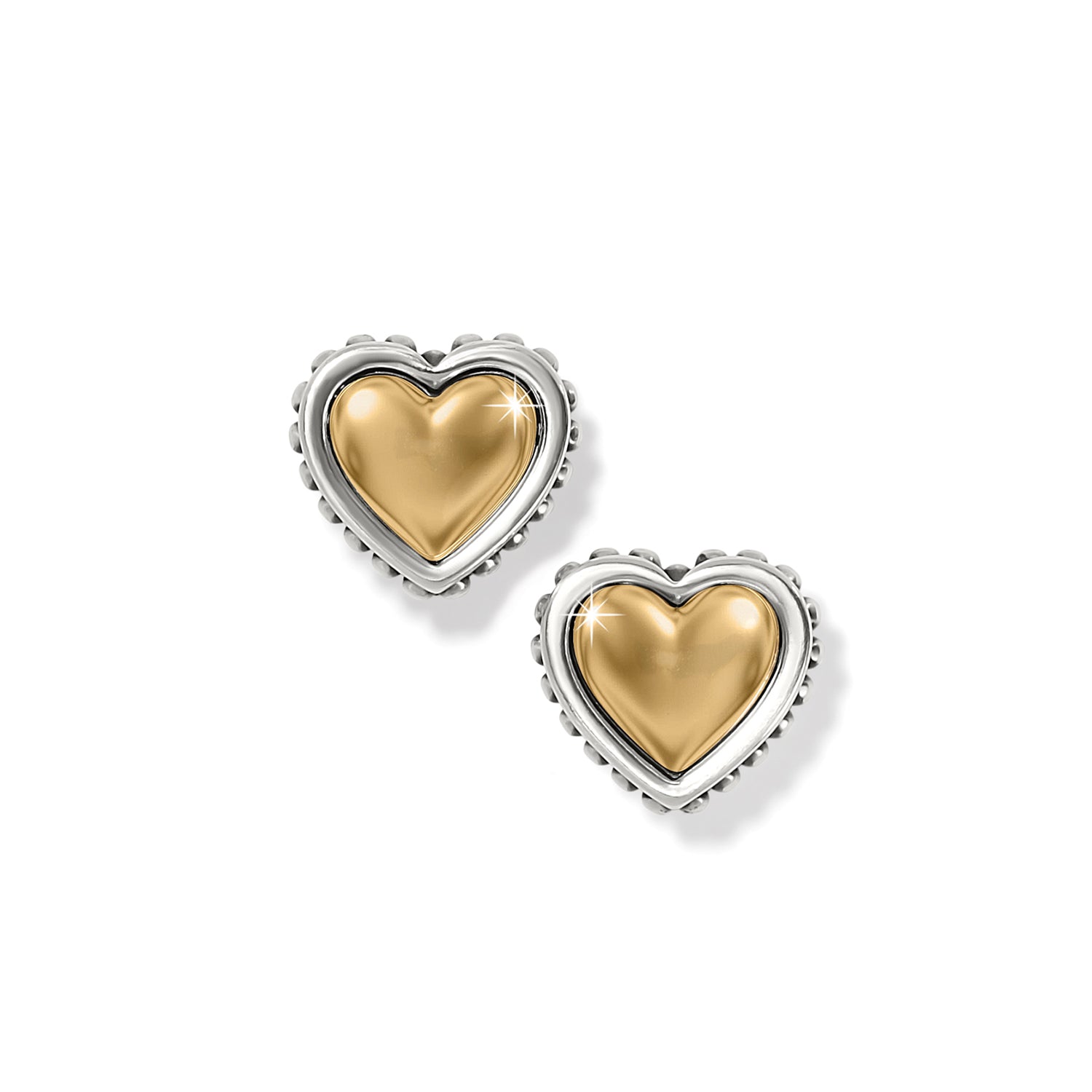 Brighton Pretty Tough Petite Heart Post Earrings - Juli's Wearable Art