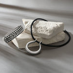 Brighton Pretty Tough Pierced Hinge Bangle – Silver - Juli's Wearable Art