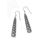 Brighton Pretty Tough Pyramid French Wire Earrings – Silver - Juli's Wearable Art