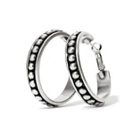 Brighton Pretty Tough Stud Large Leverback Hoop Earrings - Juli's Wearable Art