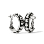Brighton Pretty Tough Stud Medium Leverback Hoop Earrings - Juli's Wearable Art