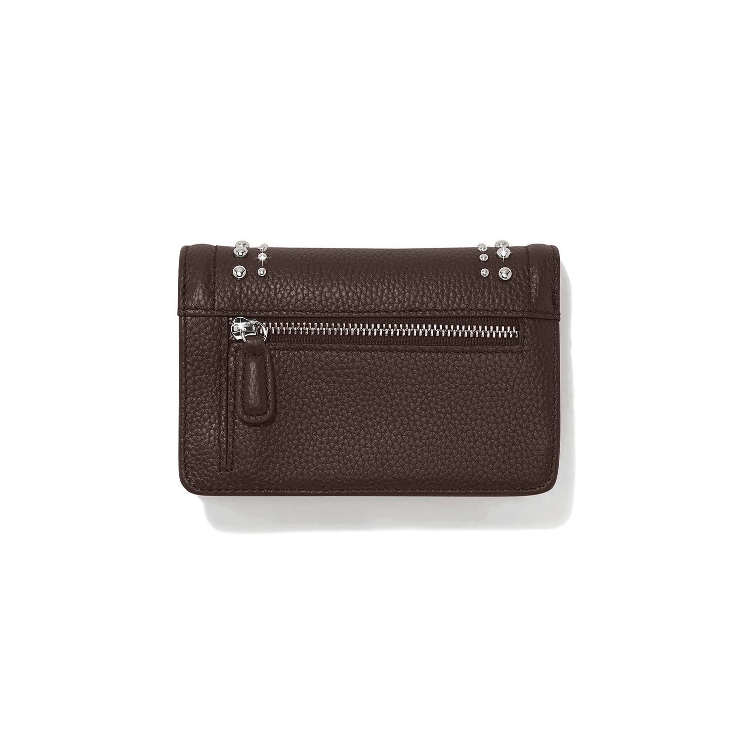 Brighton Pretty Tough Stud Medium Wallet | Cocoa - Juli's Wearable Art