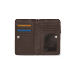 Brighton Pretty Tough Stud Medium Wallet | Cocoa - Juli's Wearable Art
