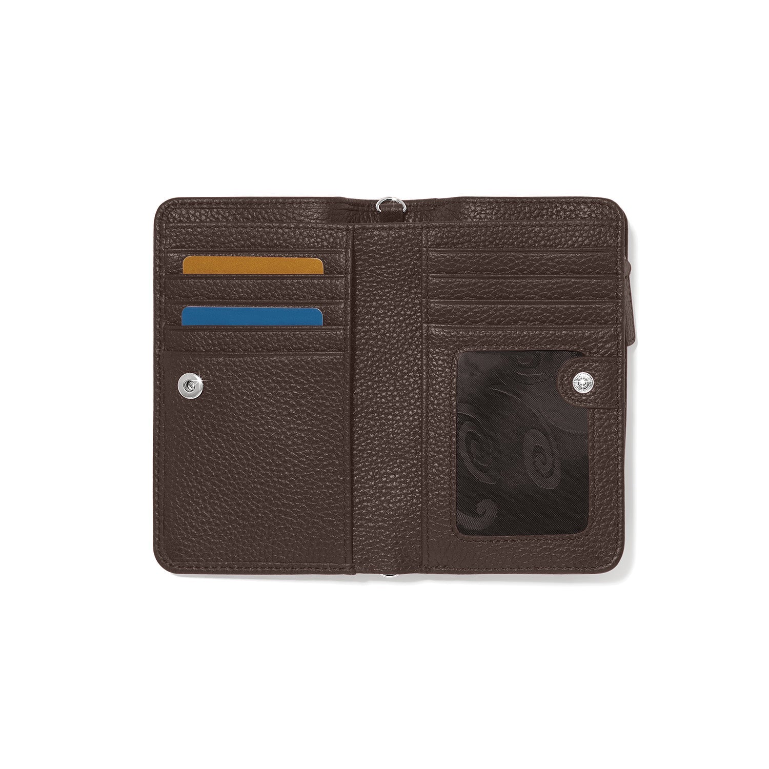 Brighton Pretty Tough Stud Medium Wallet | Cocoa