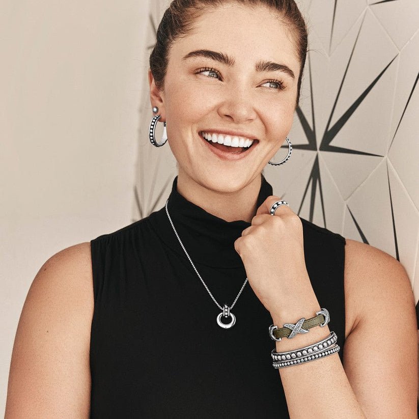 Brighton Pretty Tough Stud Ring Necklace - Juli's Wearable Art