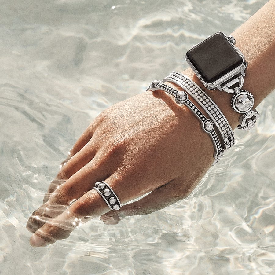 Brighton Pretty Tough Stud Ring – Silver - Juli's Wearable Art