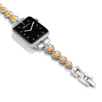 Brighton Pretty Tough Two Tone Heart Watch Band - Juli's Wearable Art
