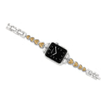 Brighton Pretty Tough Two Tone Heart Watch Band - Juli's Wearable Art