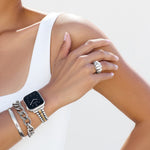 Brighton Pretty Tough Two - Tone Watch Band - Juli's Wearable Art