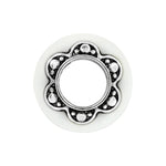 Brighton Primavera Spacer Bead | White - Juli's Wearable Art
