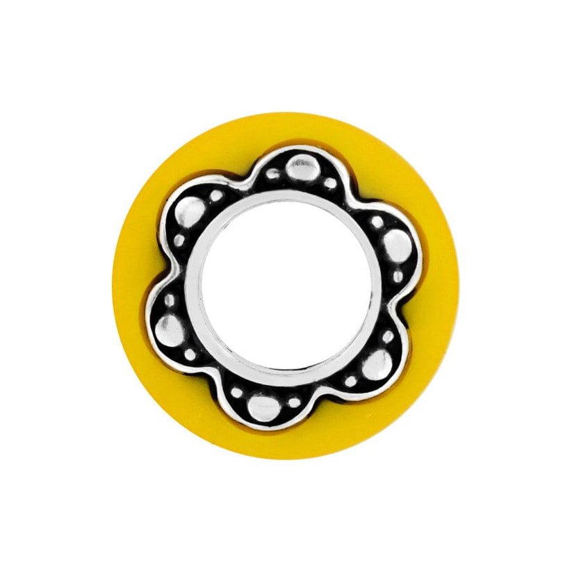 Brighton Primavera Spacer Bead | Yellow - Juli's Wearable Art