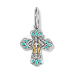 Brighton Pueblo Cross Charm - Juli's Wearable Art