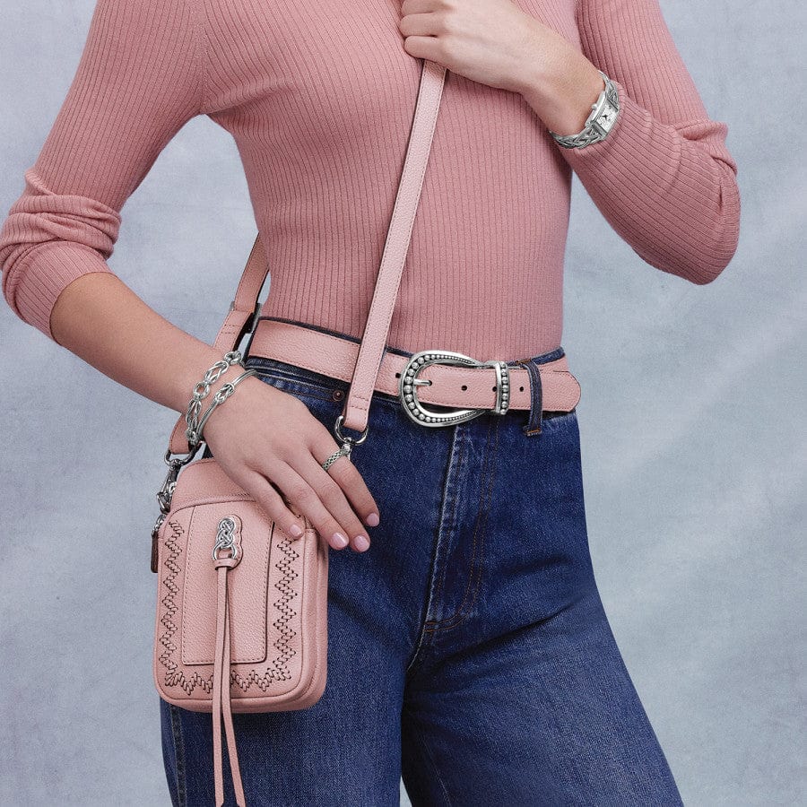 Brighton Really Tough Reversible Belt | Black & Pink - Juli's Wearable Art