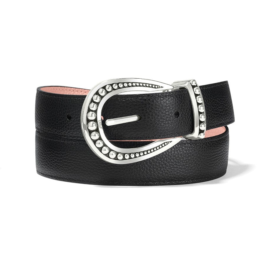 Brighton Really Tough Reversible Belt | Black & Pink - Juli's Wearable Art