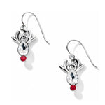 Brighton Reindeer Rock French Wire Earrings - Juli's Wearable Art