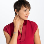 Brighton Reindeer Rock French Wire Earrings - Juli's Wearable Art