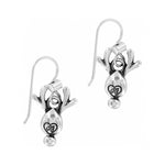 Brighton Reindeer Rock French Wire Earrings - Juli's Wearable Art