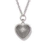 Brighton Reverie Bluebird Heart Locket Necklace - Juli's Wearable Art