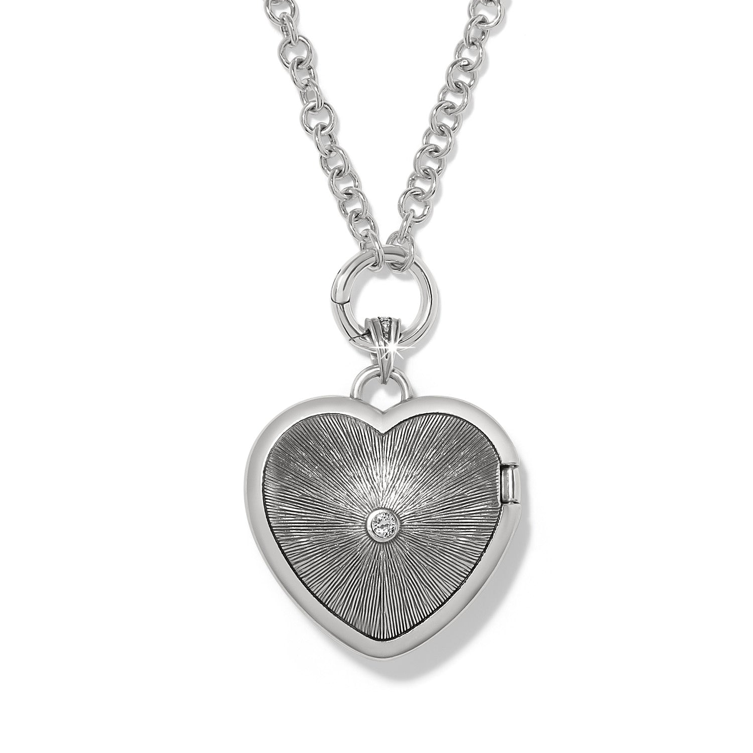 Brighton Reverie Bluebird Heart Locket Necklace - Juli's Wearable Art