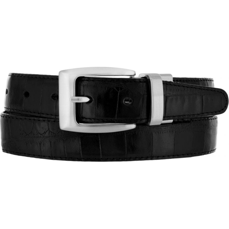 Brighton Reversible Faux Croco Belt | Black & Brown