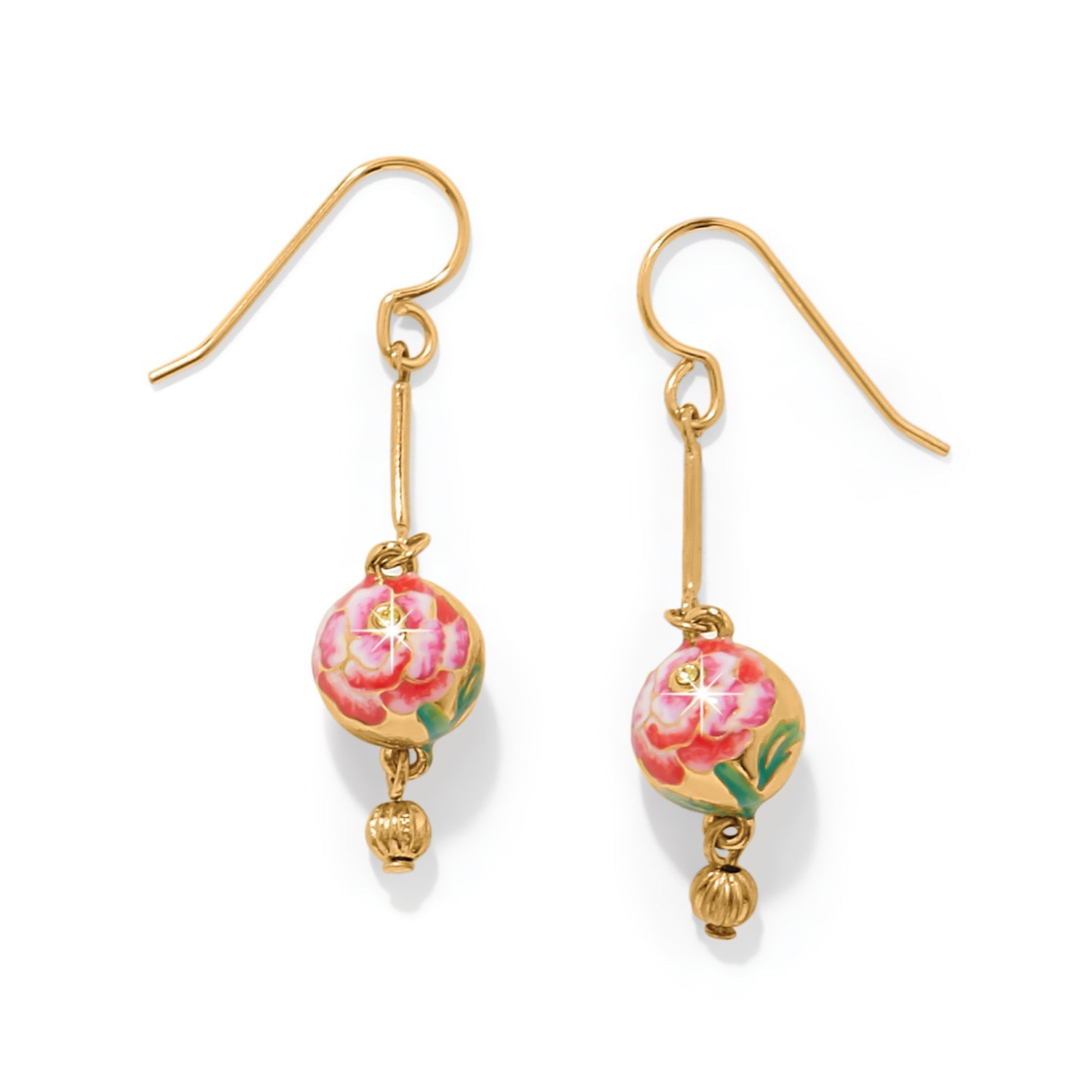 Brighton Rose Petal French Wire Earrings - Juli's Wearable Art