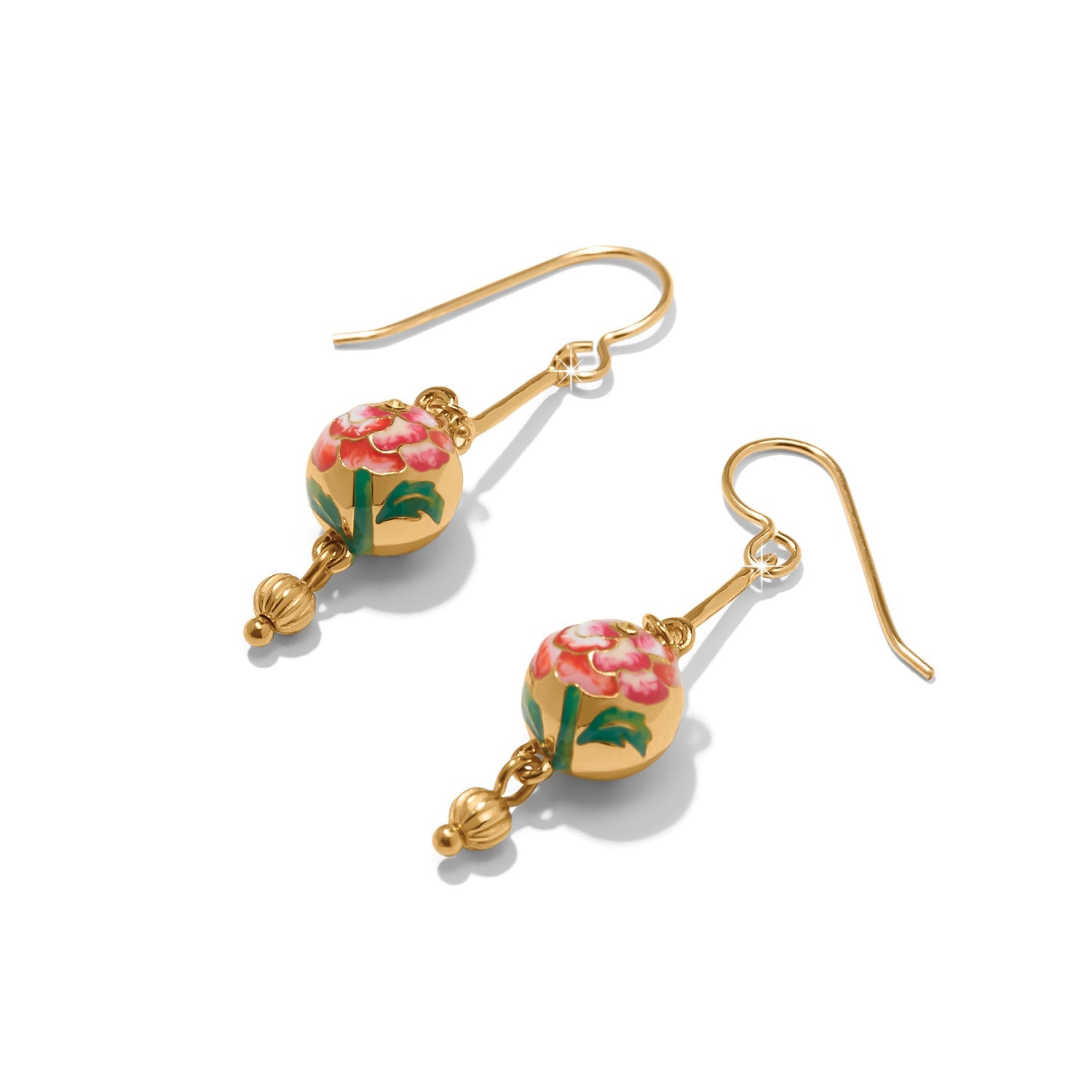 Brighton Rose Petal French Wire Earrings - Juli's Wearable Art