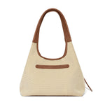 Brighton Selene Canvas Shoulder Bag | Canvas Bourbon - Juli's Wearable Art