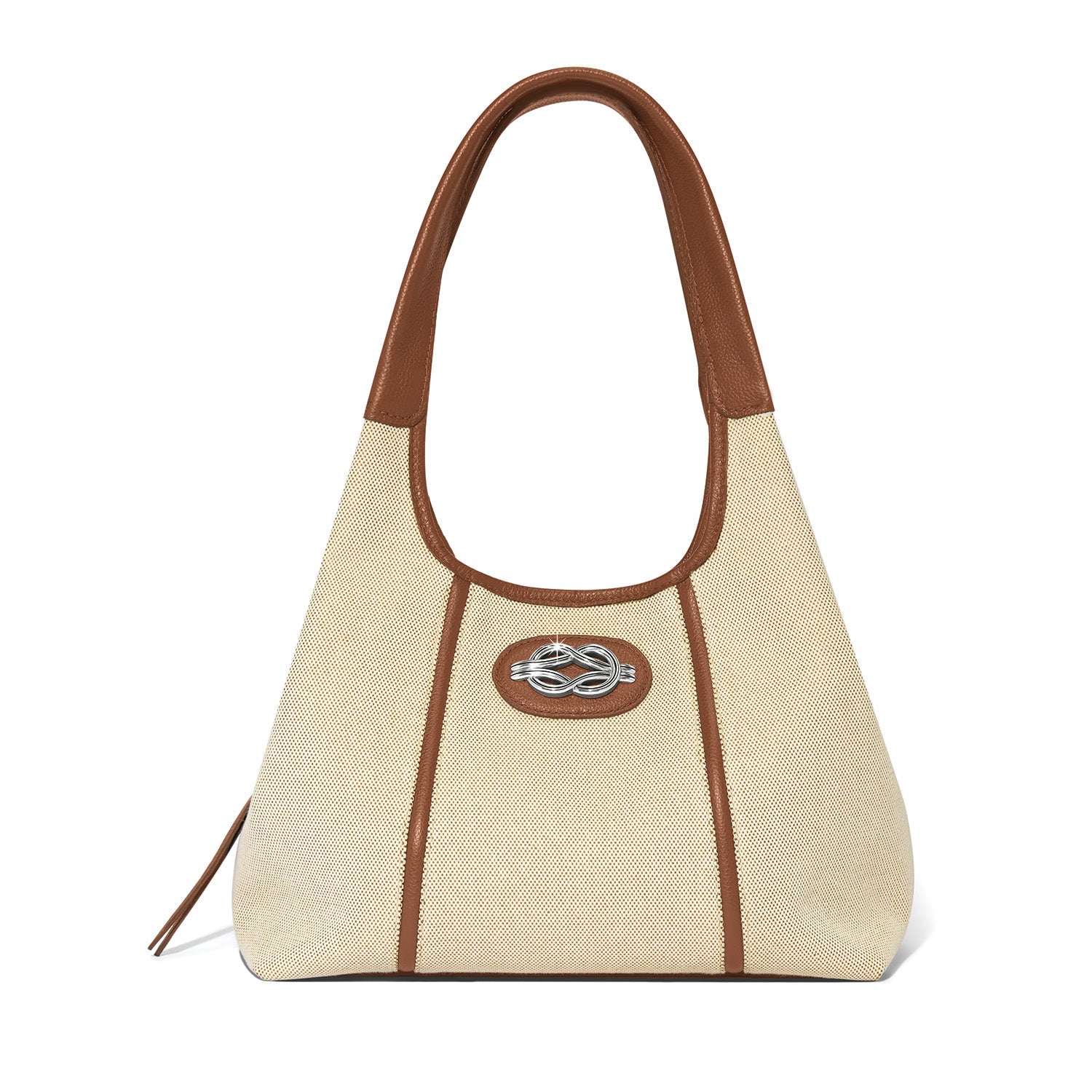 Brighton Selene Canvas Shoulder Bag | Canvas Bourbon