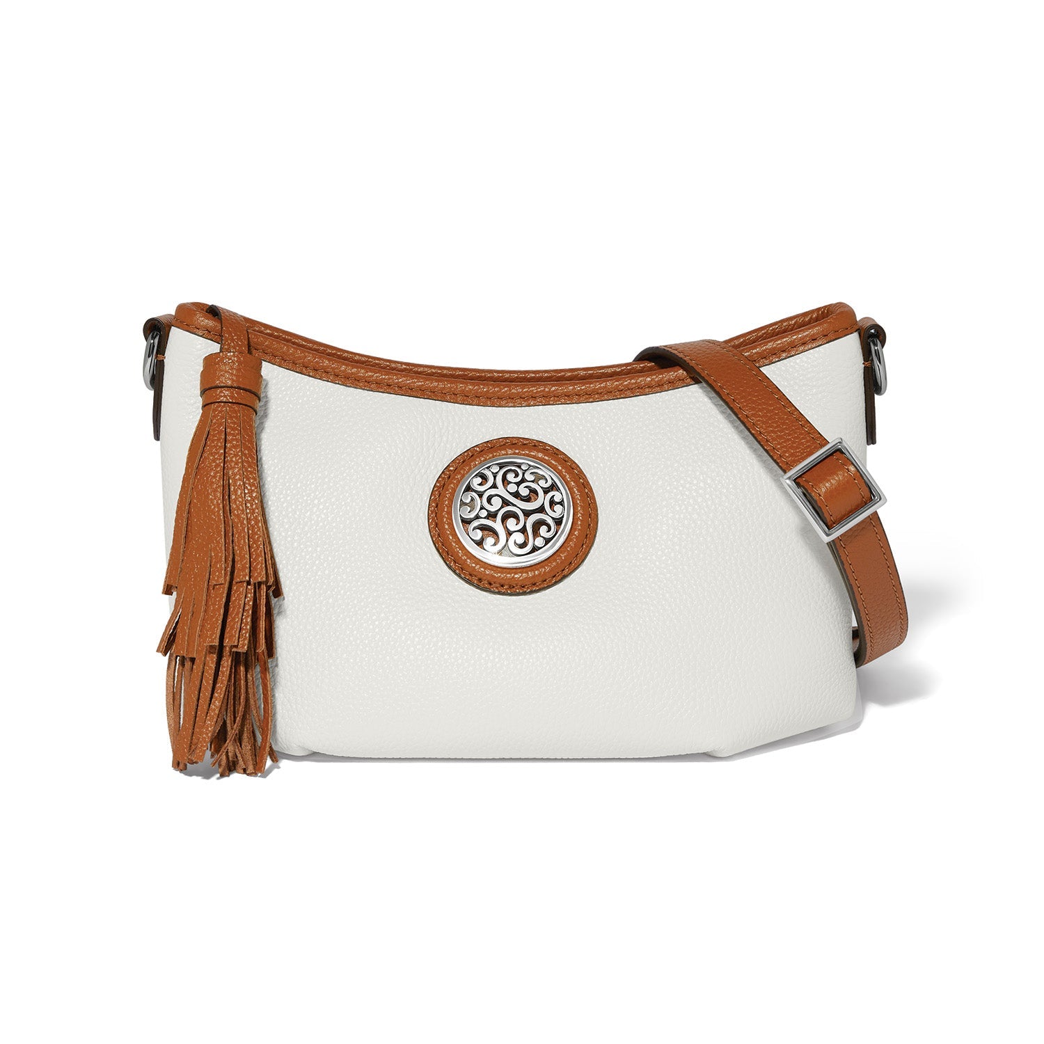 Brighton Shelby Cross Body Bag | Optic White