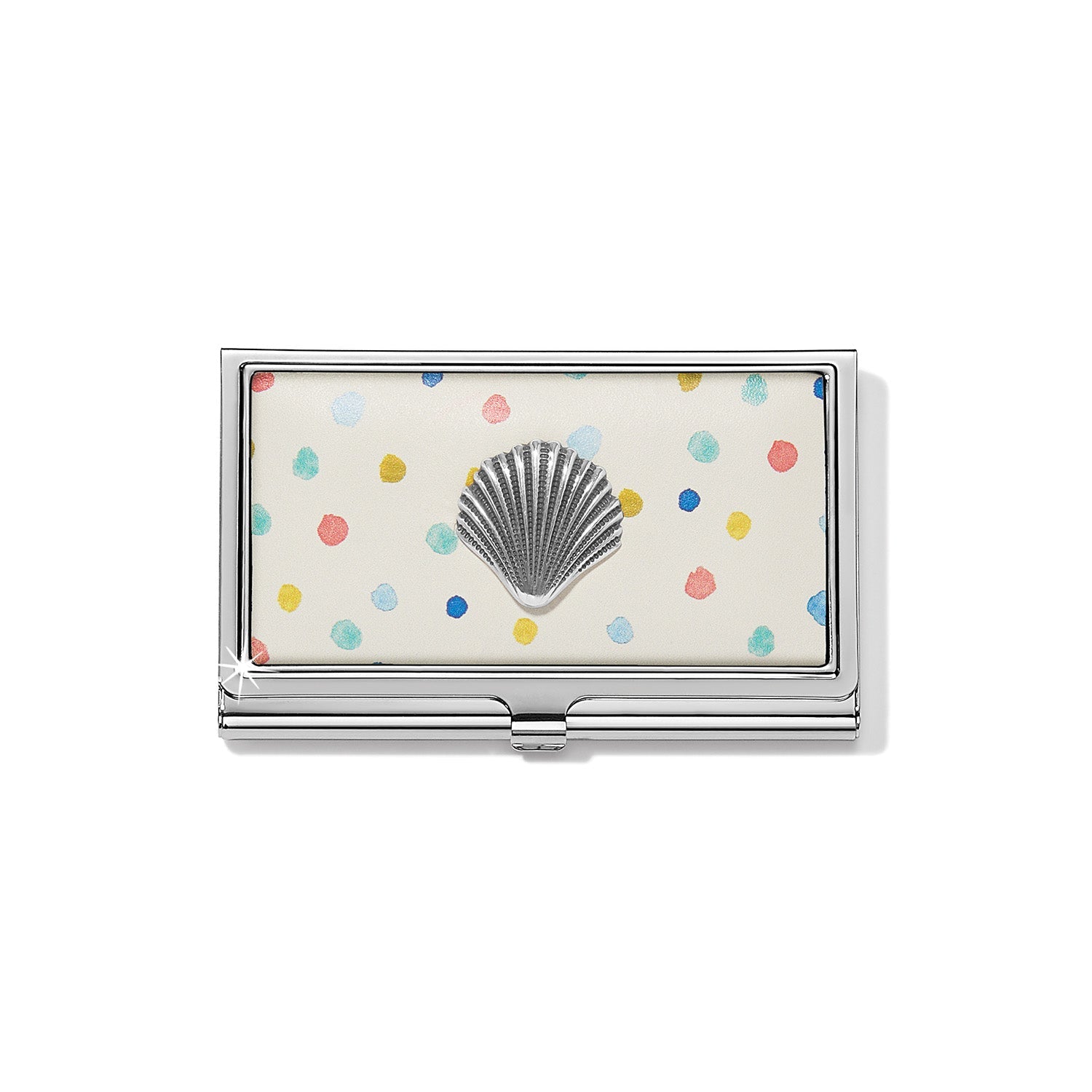 Brighton Shell Metal Card Case