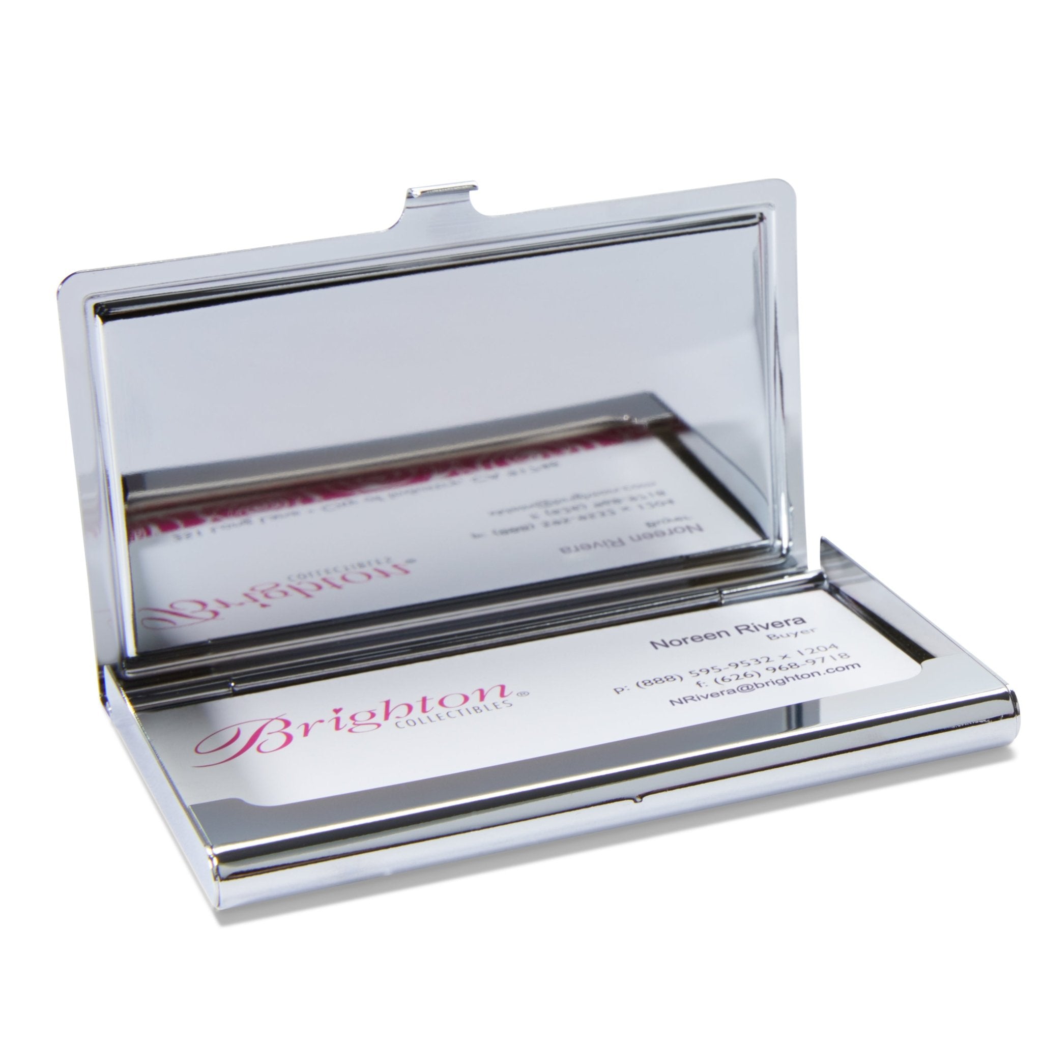 Brighton Shell Metal Card Case