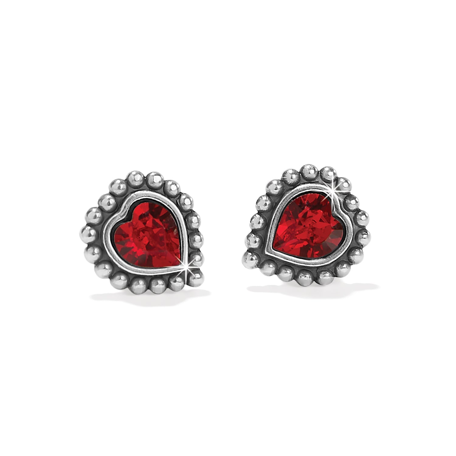 Brighton Shimmer Heart Mini Post Earrings - Juli's Wearable Art