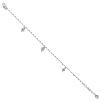 Brighton Silver Cross Anklet - Juli's Wearable Art