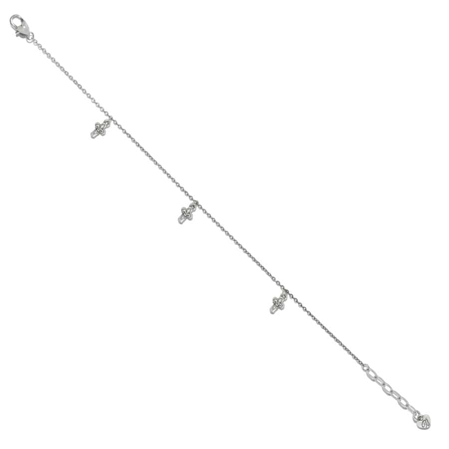 Brighton Silver Cross Anklet - Juli's Wearable Art