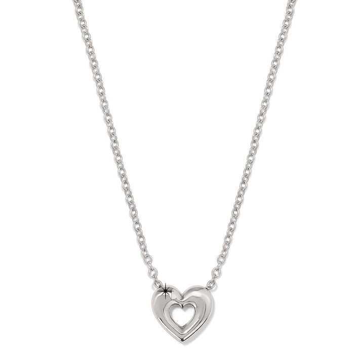 Brighton Silver Enchanting Heart Necklace - Juli's Wearable Art