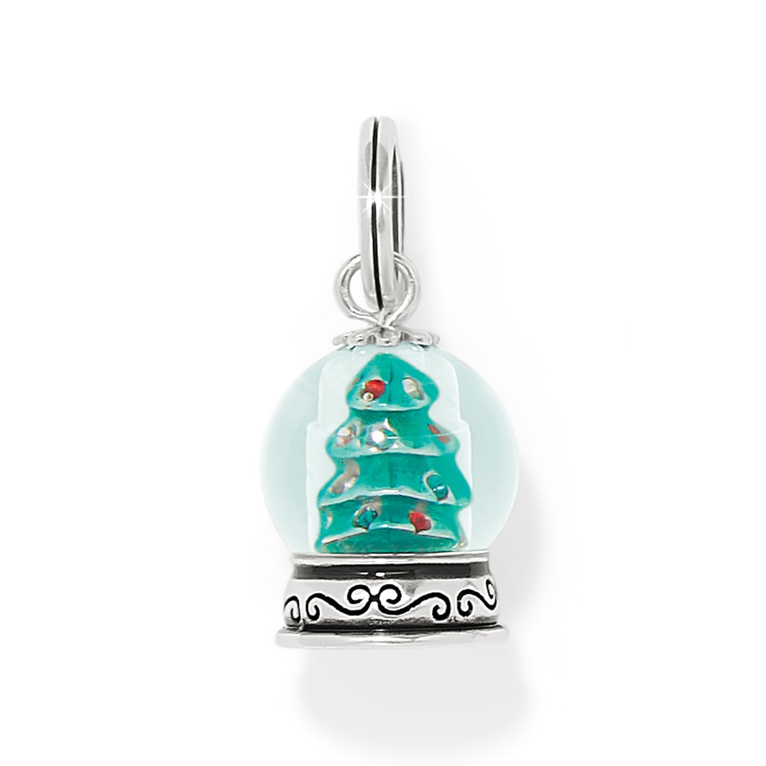 Brighton Snowglobe Christmas Tree Charm - Juli's Wearable Art