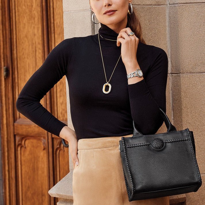Brighton Sofia Medium Tote in Black - Juli's Wearable Art