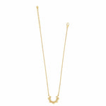 Brighton Solara Gold Crescent Necklace - Juli's Wearable Art
