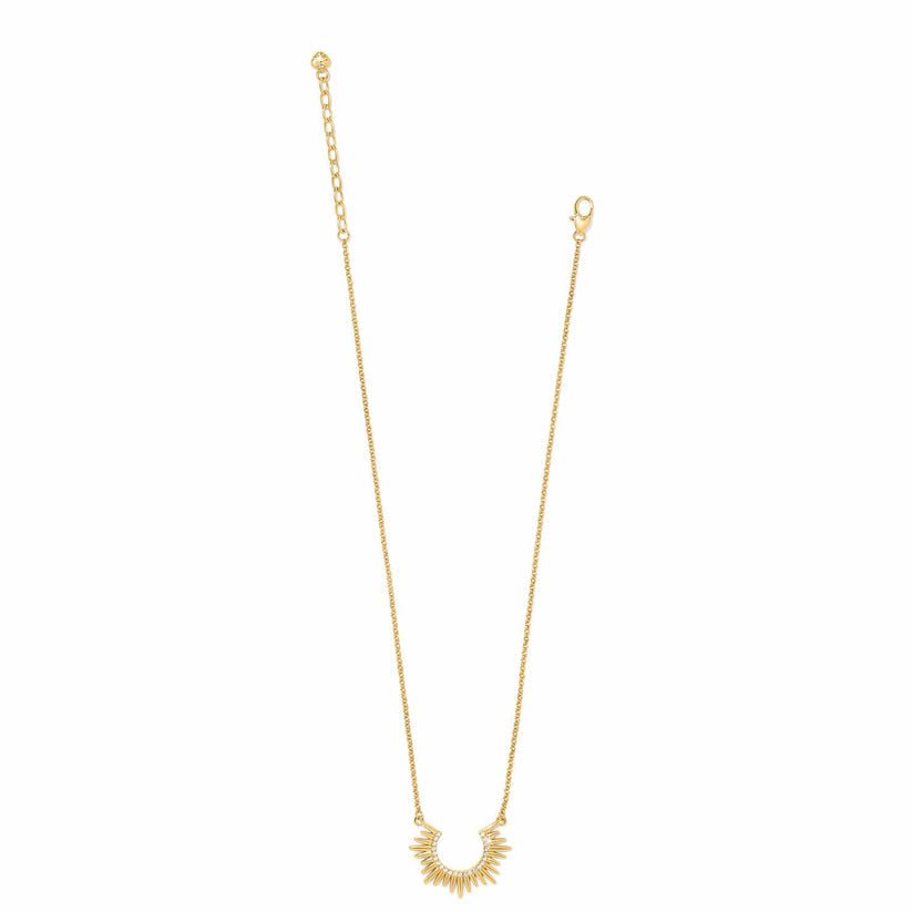 Brighton Solara Gold Crescent Necklace - Juli's Wearable Art