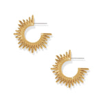 Brighton Solara Gold Hoop Earrings - Juli's Wearable Art
