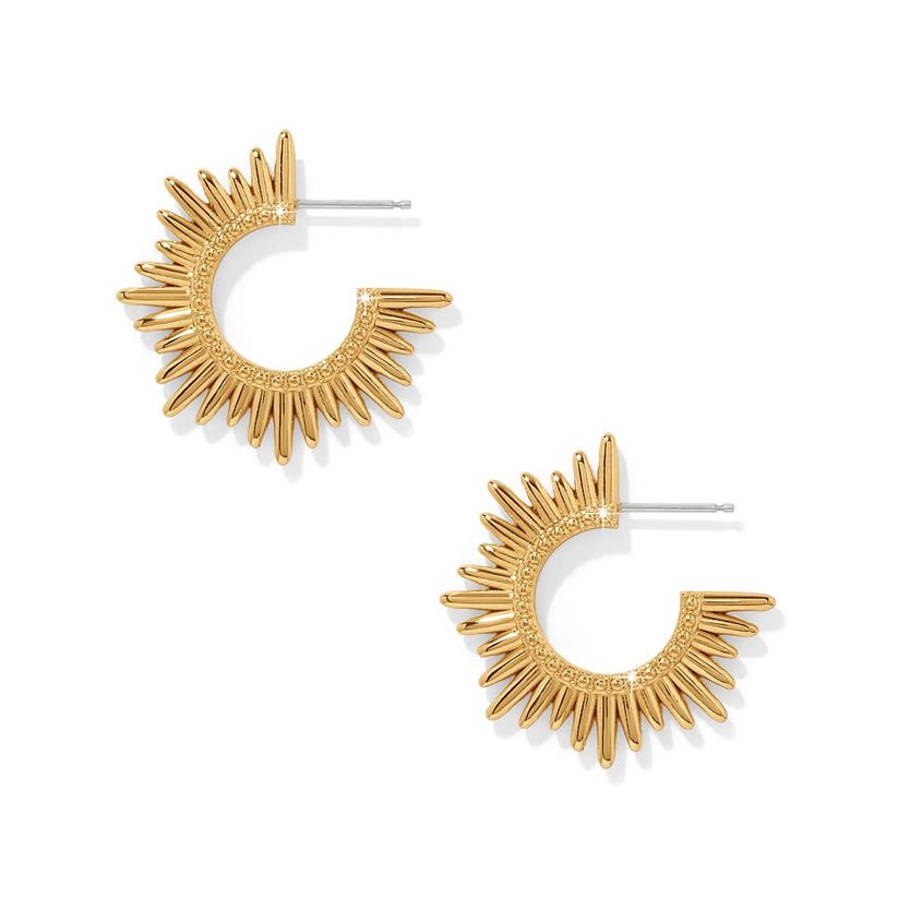 Brighton Solara Gold Hoop Earrings - Juli's Wearable Art